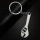 Keychain with a mini adjustable wrench - Keychain for a mechanic