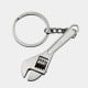 Keychain with a mini adjustable wrench - Keychain for a mechanic