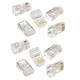 RJ45 plug 8P8C - Tip 10 pcs - Internet LAN RJ-45 plug