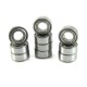 Rutulinis guolis 5x10x4 - 5 mm ašis - tipas MR105 MINI - MR105zz