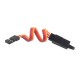 Servo extension cable (JR) 15cm 3x0.25 22AWG - with lock - AMASS