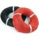 Silikono alavuotas varinis kabelis 14AWG - 400 laidų - 2.0 mm2 - juodas - lankstus