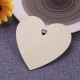 Heart plywood 75x75x3mm - Pendant for carving and painting - Formatka