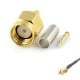 Male connector for SMA plug on SMA-J-1.5 cable - Straight adapter -