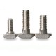 T-head screw - keyway - M5 x 12mm - 10 pcs, - for aluminum profiles 2020 - T-Bold