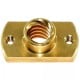 T8x8 chamfered nut - for four-threaded trapezoidal screw - Tr8, 8P, 8D