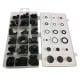 Set of seals 125 pcs - Universal O-rings - washers - rubber grommets