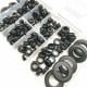 Set of seals 180 pcs - Universal O-rings - washers - rubber grommets