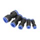 Straight plug connector PU-10mm - Pneumatic quick connector for water