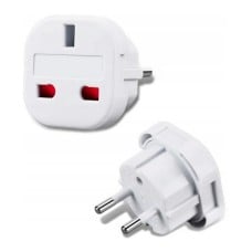 Universal adapter - EU/UK adapter, Europe plug, England socket.