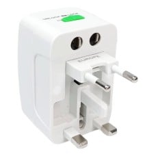 Universal adapter - USA/UK-EU adapter - America plug, England socket, Europe