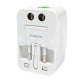 Universal adapter - USA/UK-EU adapter - America plug, England socket, Europe