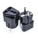 Universal adapter with grounding - EU - US and UK adapter European plug - American socket - England