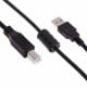 USB cable - Type B and Type A connectors - 300cm - for Arduino, printers, scanners