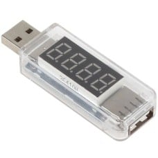 USB matuoklis - įtampos, srovės ir galios matavimas - 3-8V ir 0-3A ir galia iki 20W