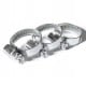 Clamping band 51x70mm - 5 pcs - metal screw clamp for pipes and hoses