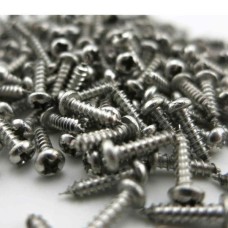 Screw M2x8mm - Sheet metal screw - 100 pcs - round head - for screwing