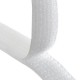 Velcro with glue 50mm x 200mm - white color - self-adhesive Velcro