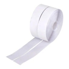 Velcro with glue 50mm x 200mm - white color - self-adhesive Velcro