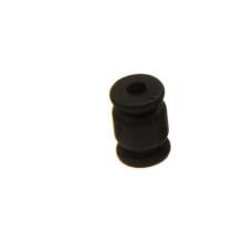 Vibration isolator 13mm/9mm - silicone - black - vibration damper, damper, shock absorber - 1 pc