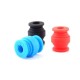 Vibration isolator 21mm/17mm - 300g load - red - vibration damper, damper, shock absorber - 1 pc