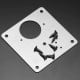 Hinge repair plate - 90x90mm 0.7mm plate - furniture hinge repair