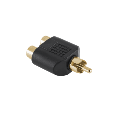 Tue connector RCA-2xgn.RCA GOLD