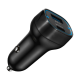 Car charger with Power Delivery and Quick Charge 38W