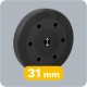 Set of bituminous loads 2x10kg, hole 31mm, REBEL ACTIVE