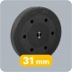 Set of bituminous loads 2x15kg, hole 31mm, REBEL ACTIVE