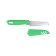 Vegetable and fruit knife green