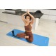 Gymnastics mat for yoga, pilates, fitness, 183x61cm, thickness 6mm, TPE material, blue, REBEL ACTIVE