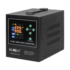 Emergency power supply KEMOT PROsinus-800-LFP4 pure sine wave converter with charging function 12V 230V 800VA/500W