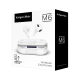 Kruger&Matz M6 wireless earphones with power bank - white color
