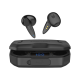 Kruger&Matz M6 wireless earbuds with power bank - black color