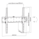 Kruger&Matz universal wall mount for LED TV (32-55") vertical adjustment