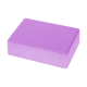 Cube, yoga block made of EVA foam 120g, purple, REBEL ACTIVE