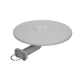 Outdoor omnidirectional antenna for receiving DVB-T terrestrial television - gray Wiedyka