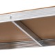 Metal warehouse shelf 180x90x40 white Rebel