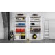 Metal warehouse shelf 180x90x40 white Rebel