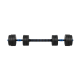 Adjustable bituminous dumbbells with connector 2x10kg, REBEL ACTIVE