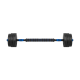 Adjustable bituminous dumbbells with connector 2x10kg, REBEL ACTIVE