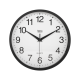 Wall clock 25 cm black