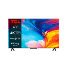 TCL 43 colių UHD televizorius GoogleTV DVB-T2/C/S2 H.265 HEVC