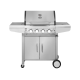 Teesa BBQ 5001 Master Gas grill - 5 burners - space for a bottle