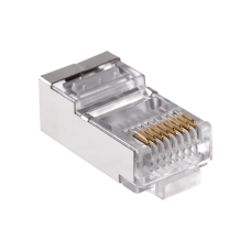 Telephone plug, RJ45 8P 8C(wire)through CAT.5E shielded