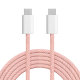 USB Type-C - USB Type-C Cable 60 W 1.5 m Pink Kruger&Matz Basic