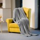 Fleece blanket 150x200 cm TEESA - gray