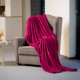 Fleece blanket 150x200 cm TEESA - magenta