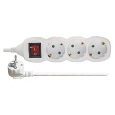 Power Strip SCHUKO with switch – 3 sockets, 3m, 1.5mm²